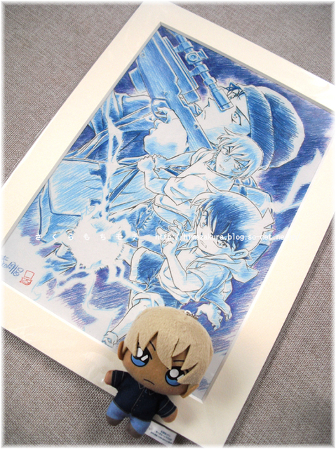 ☆名探偵コナン 純黒の悪夢 赤井秀一&安室透 複製原画 送料